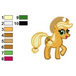 Applejack My Little Pony Embroidery Design 09
